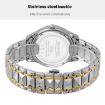 SKMEI Men's Silver Case Gray Dial Quartz Watch, Diamond Luminous Waterproof - 7