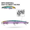 PROBEROS DW622 12.5cm 16g Submerged Minnow Lure Sea Fishing Bait (D) - 5