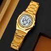 SKMEI 2479 Men's Gold Business Casual Chronograph Electronic Watch - 3