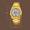 SKMEI 2479 Men's Gold Business Casual Chronograph Electronic Watch - 4