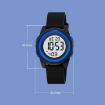 SKMEI 2429 Youth Electronic Watch - Simple Outdoor Sports (Pink Blue) - 6
