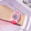 SKMEI 2429 Youth Electronic Watch - Simple Outdoor Sports (Pink Blue) - 9