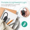 USB Rechargeable Hose Clip Book Light - 8LED Adjustable Brightness Lamp - 8