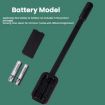 Portable Black Book Clip Lamp - Eye Protector Night Light, Battery Model - 2