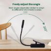 Portable Black Book Clip Lamp - Eye Protector Night Light, Battery Model - 7