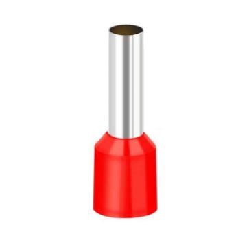 1000pcs Tube Type Cold Pressed Copper Terminal SV RV E6018, Random Color - 1
