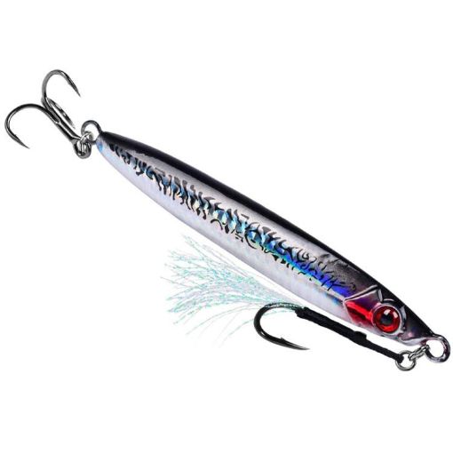 PROBEROS LF153 3D Fast Twitch Sea Fishing Lure, Long Casting, 14G - 1