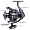 PROBEROS ME5000 LUYA Spinning Reel CNC Metal Arm Long Casting Fishing - 4