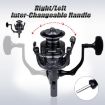 PROBEROS ME5000 LUYA Spinning Reel CNC Metal Arm Long Casting Fishing - 9