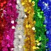 Heart-shaped Ribbon Garlands - 10pcs, 1.8m, Silver Party Decorations - 6