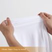 White 180x80cm Arch Fabric Cover U Shape Spandex Stretch Cloth for Events - 6