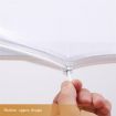 White 180x80cm Arch Fabric Cover U Shape Spandex Stretch Cloth for Events - 7