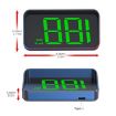 M2 Universal Cars HUD GPS Speedometer - MPH Green Display - 3