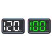 X1 Smart HUD Car GPS Speed Display - HD Head-up Display, MPH, White - 2