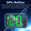 X1 Smart HUD Car GPS Speed Display - HD Head-up Display, MPH, White - 7