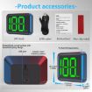 X1 Smart HUD Car GPS Speed Display - HD Head-up Display, MPH (Green) - 3