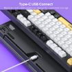 iMICE GK-500 Type-C Wired Mechanical Gaming Keyboard - Blue - 4