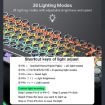 iMICE GK-800 87-Key USB Wired RGB Mechanical Keyboard - Black - 5