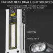 E-SMARTER STD01 COB Work Light - LED Mini Flashlight with Power Display - 4