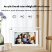 10.1" Acrylic Digital Photo Frame Video Music Player Album (AU Plug) - 5