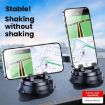 360 Rotating Car Phone Holder - Powerful Dashboard Mount (Black) - 4