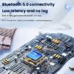 Multifunctional PD Bluetooth USB Car Charger 8 Pin+TYPE-C Fast Lighter - 5