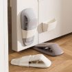 Silicone Door Stopper Anti-collision Windproof Fixed Plug (White) - 2