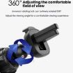 Silver Eagle Beak Clip 360 Rotating Car Phone Holder - Air Outlet Clip-on - 3
