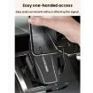 Black Carbon Fiber Clip-on Gravity Car Phone Holder - Hook Clip - 6