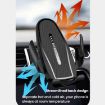 Black Carbon Fiber Clip-on Gravity Car Phone Holder - Hook Clip - 8