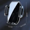 15W Wireless Charging Car Phone Holder - White + Car Charger Head - 2