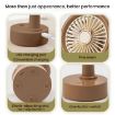 Green Deer Student USB Desktop Fan with Replaceable Animal Ears, Multi-Speed - 4