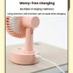 Green Deer Student USB Desktop Fan with Replaceable Animal Ears, Multi-Speed - 8