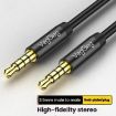 VegGieg 3.5mm Male to Male Aux Audio Cable, 2m Black for Phone/Car - 4