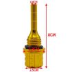 CNC Aluminum Hexagonal Plum Blossom Oil Dipstick Motorcycle Red - 3
