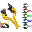 Red Aluminum Alloy Handlebar Lever - TJSB-032 Left Drum Right Disc Brake Clutch - 2