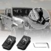 Adjustable Aluminum LED Work Light Pod Mount Bracket Kit for Trucks SUVs - 7