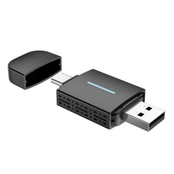 Wireless CarPlay/Android Converter Box - Dual-Port Wired to Wireless Adapter - 1