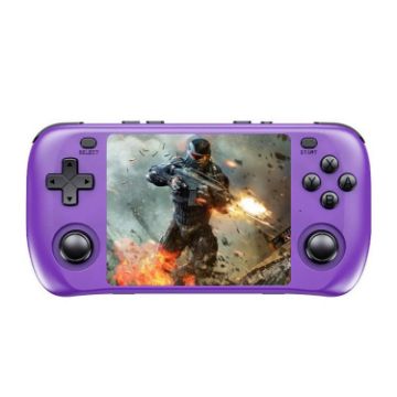 H36S 3.5" IPS HD Retro PSP Game Console, 64G Memory, Purple - 1