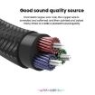 VegGieg 2m Braided 3.5mm Aux Cable for Phone, Computer, Stereo & More - 5