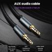 VegGieg 5m Braided 3.5mm Aux Audio Cable Male to Male for Stereo & Phone - 9