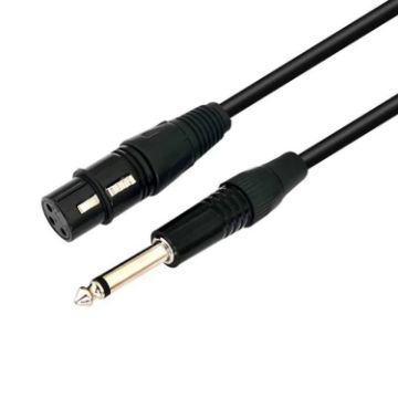 VEGGIEG 3Pin XLR Speaker Cable 0.3m Mixer Balanced Audio Mic Cable - 1
