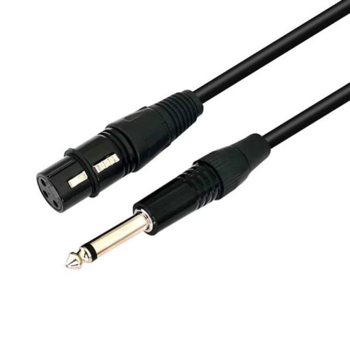 VEGGIEG 3Pin XLR Speaker Cable 0.3m Mixer Balanced Audio Mic Cable - 1