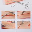 Surgical Silicone Wound Suture Practice Pad - Simulated Skin Model - 6