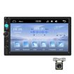 7" Wired Carplay MP5 Player Bluetooth Screen + 12 Light Camera - 1