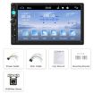 7" Wired Carplay MP5 Player Bluetooth Screen + 12 Light Camera - 2