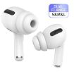 AhaStyle PT99-2 Silicone Earbuds for AirPods Pro/Pro 2, S+M+L, Black - 2