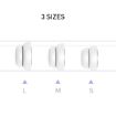 AhaStyle PT99-2 Silicone Earbuds for AirPods Pro/Pro 2, S+M+L, Black - 5