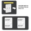 Wall-Mounted No-Drill Shaver Organizer 3-Pack Razor Hook (White) - 6