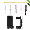 Wall-Mounted Curling Iron Organizer with Adjustable Clamps - White - 6